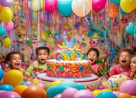 儿童生日ppt模板；儿童生日ppt模板素材