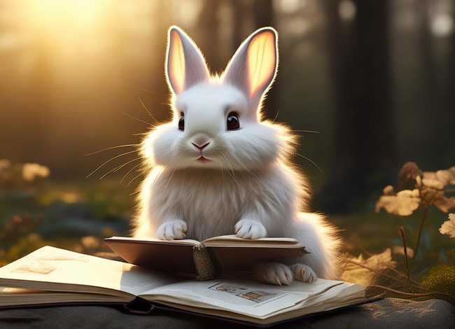 聪明的小白兔 讲故事，聪明的小白兔 讲故事图片
