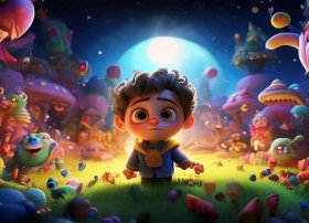 儿童插画故事书视频 故事书的插画