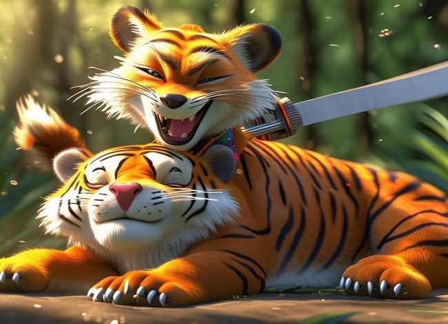 儿童狐假虎威故事视频，狐假虎威动画故事视频