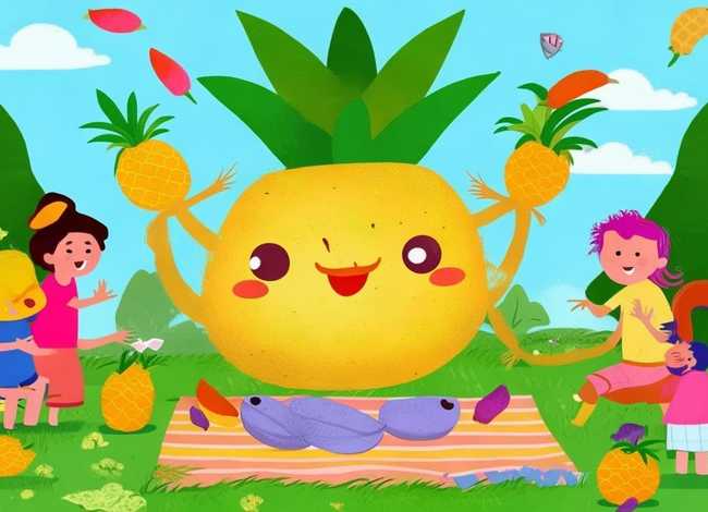 关于菠萝的儿童故事 - 关于菠萝的儿歌童谣