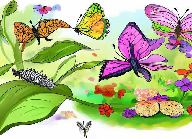 毛毛虫变成蝴蝶的过程 毛毛虫变成蝴蝶的过程二年级 毛毛虫变成蝴蝶的过程 毛毛虫变成蝴蝶的过程二年级