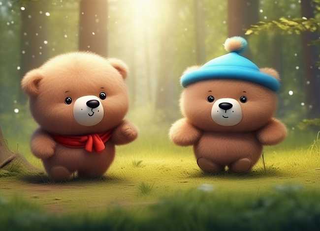 儿童故事2只笨狗熊完整版 幼儿故事精选 两只笨狗熊