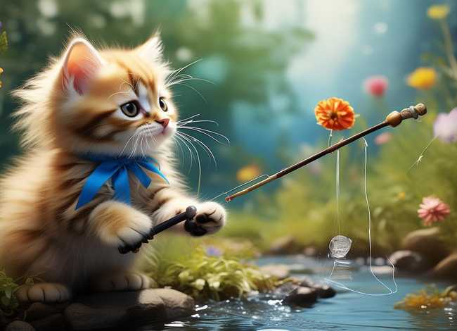 小猫钓鱼故事视频大全（小猫钓鱼故事视频大全播放）