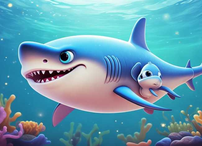 鲨鱼故事儿童睡前故事（鲨鱼的幼儿睡前故事）