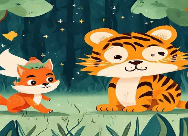 儿童故事大全在线听老虎和狐狸 幼儿睡前故事大全小狐狸和老虎
