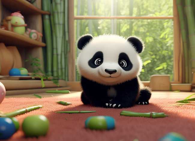 熊猫为主题的儿童故事 - 熊猫的幼儿故事