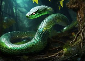 关于灵蛇的故事、关于灵蛇的故事简短