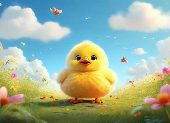 关于一只小鸡的儿童故事，关于一只小鸡的绘本故事