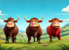 三只公牛的儿童故事（三只公牛的故事视频免费下载）