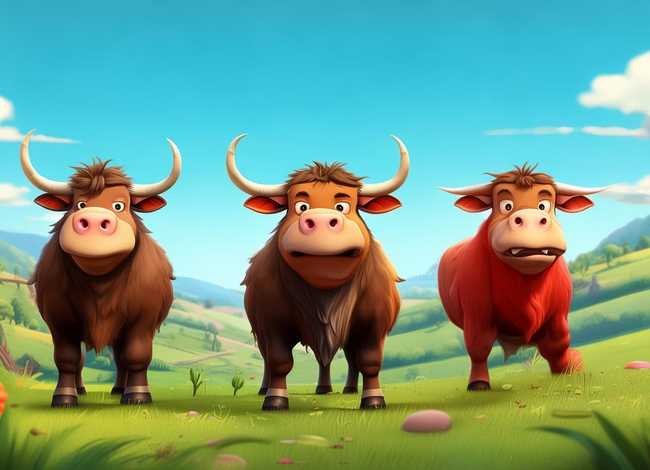 三只公牛的儿童故事（三只公牛的故事视频免费下载）