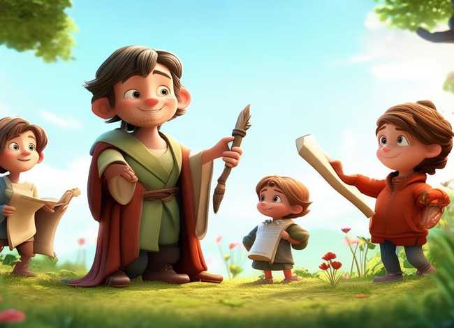 屈原的故事图片儿童版 屈原的故事幼儿园绘本图片