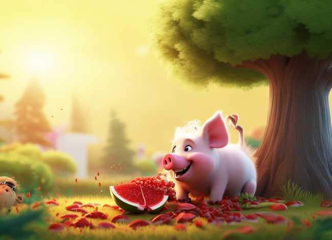 猫小帅故事猪八戒吃西瓜 - 猫小帅故事 - 第67集 猪八戒吃西瓜