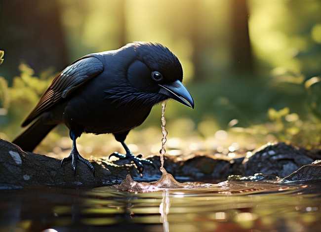 儿童睡前故事大全乌鸦找水喝、睡前故事幼儿故事大全乌鸦喝水