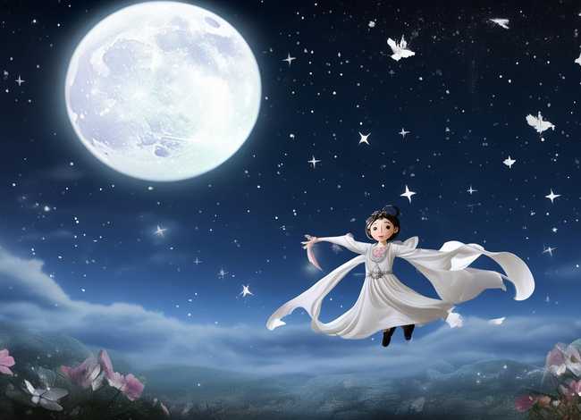 嫦娥奔月幼儿故事，嫦娥奔月的神话故事幼儿版