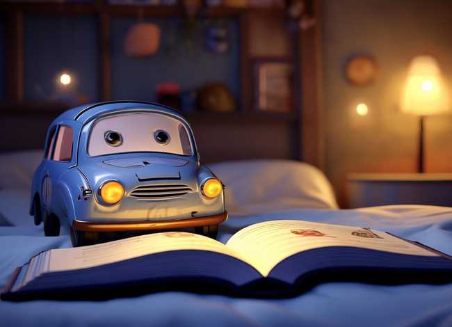 儿童睡前小故事会说话的小汽车、会说话的睡前故事书