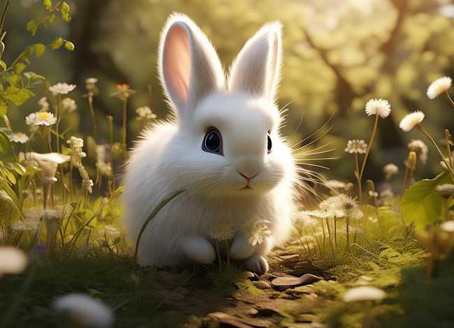 小白兔找食物的故事，小白兔找食物的故事内容