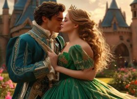 公主和王子亲吻故事；公主和王子亲吻故事大全