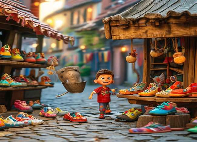 儿童故事鞋匠卖鞋、卖鞋匠的故事