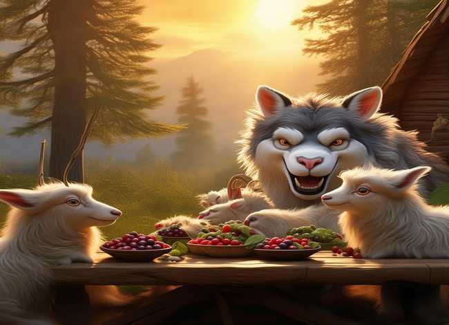 狼与七只小山羊的故事文字 - 狼与七只小山羊的故事文字版