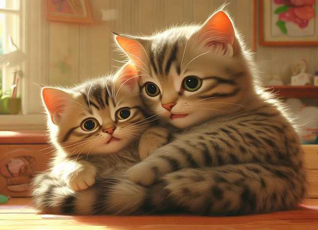 儿童绘本故事爱妈妈的小猫，关于爱妈妈的绘本故事