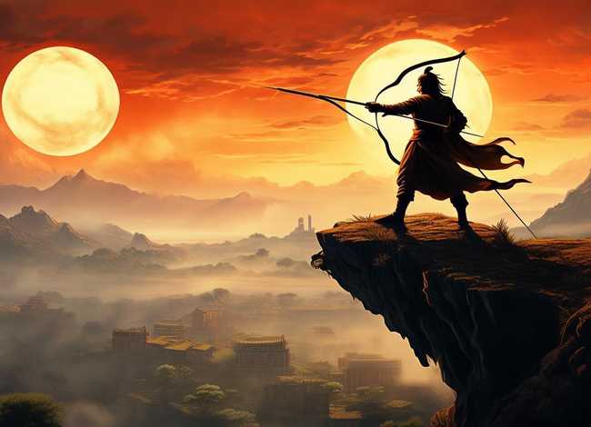 后羿射日儿童故事作者是谁，后羿射日故事的作者是谁