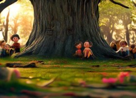 儿童传说故事，幼儿年的传说故事