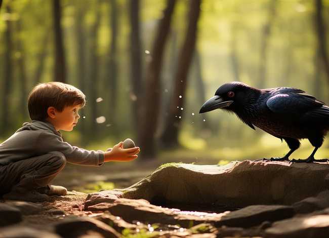 儿童故事1分钟，儿童故事1分钟乌鸦喝水