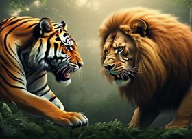 老虎和狮子故事大全 - 老虎和狮子故事大全简短