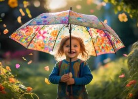 儿童故事花雨伞、花雨伞幼儿故事