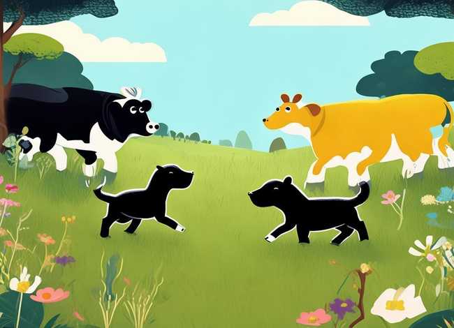 儿童故事大黑和大黄、大黑牛和大黄牛的故事 儿童故事大黑和大黄、大黑牛和大黄牛的故事