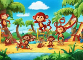 小猴子儿童乐园；小猴子儿童乐园图片