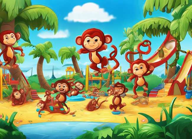 小猴子儿童乐园；小猴子儿童乐园图片
