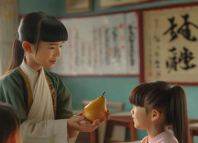 孔融让梨的故事教学视频 - 孔融让梨的故事视频德育教育