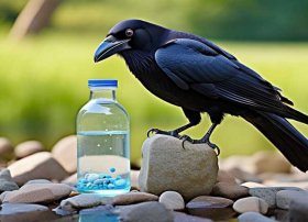 经典儿童寓言故事乌鸦喝水；幼儿寓言故事乌鸦喝水