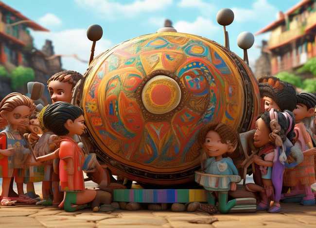 关于鼓的儿童故事；关于鼓的成语故事