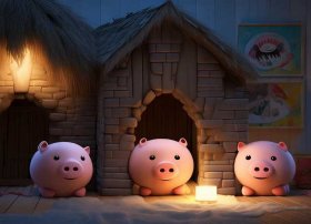 儿童故事大全睡前免费听三只小猪 - 少儿故事大全免费听故事三只小猪