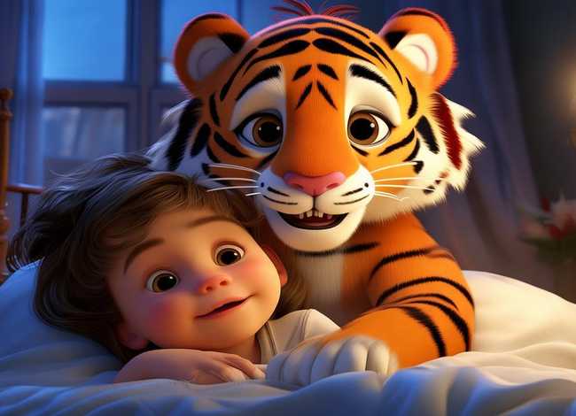 瘪嘴的老虎儿童睡前故事 - 瘪嘴老虎的故事三分钟以内 瘪嘴的老虎儿童睡前故事 - 瘪嘴老虎的故事三分钟以内