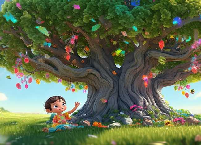 大树故事图片；大树的故事绘画图片 幼儿园