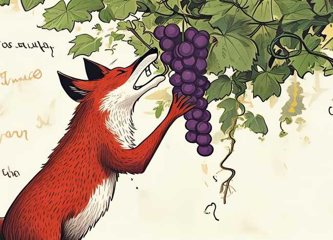儿童故事狐狸和葡萄背景图素材 - 狐狸和葡萄的故事图片带字 儿童故事狐狸和葡萄背景图素材 - 狐狸和葡萄的故事图片带字