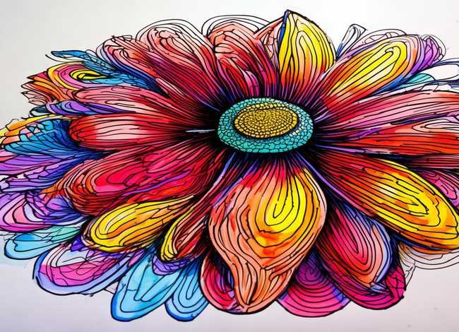 花的儿童画线描 花的儿童画线描怎么画 花的儿童画线描 花的儿童画线描怎么画