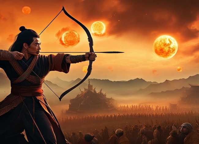 后羿射日的神话故事全文；后羿射日的神话故事全文带拼音