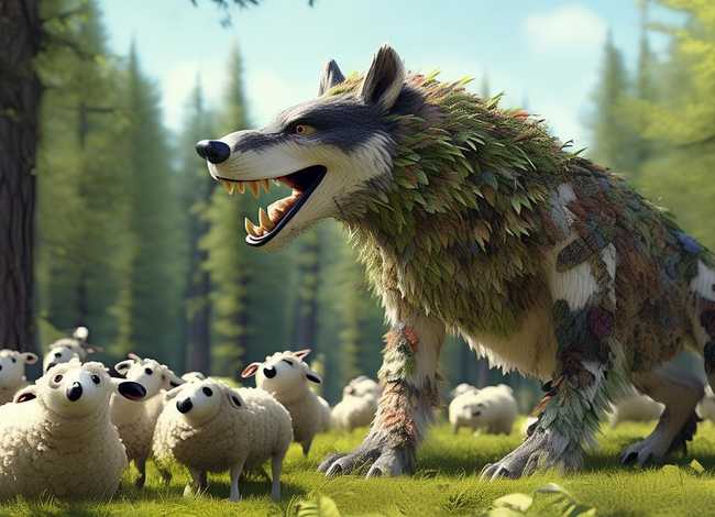 大灰狼儿童故事吃小羊（幼儿故事大灰狼吃小羊）
