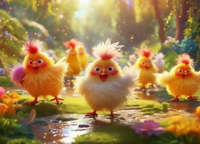 快乐的鸡毛儿童故事 - 快乐鸡毛的故事读后感