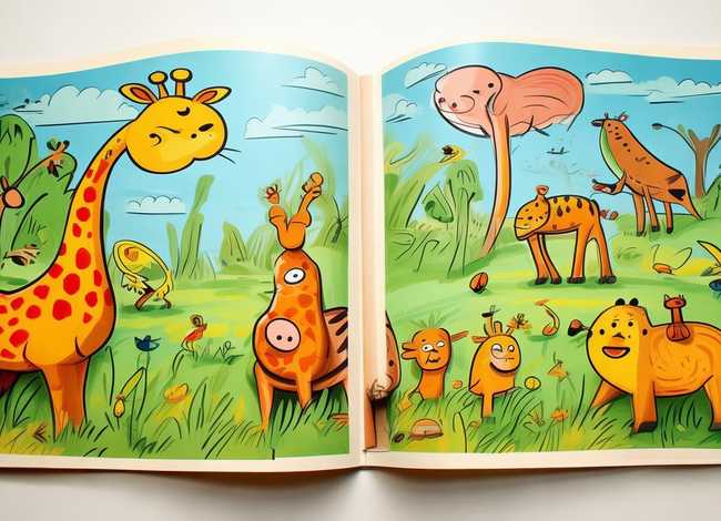 动物简笔画绘本故事（动物简笔画绘本故事图片）