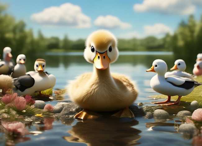 维语儿童故事丑小鸭 少儿故事丑小鸭的故事 维语儿童故事丑小鸭 少儿故事丑小鸭的故事