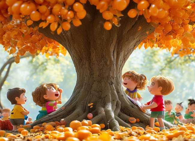 关于柿子的儿童故事有哪些，柿子有关的儿童故事
