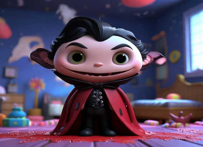 儿童故事3-6岁吸血鬼、儿童版吸血鬼