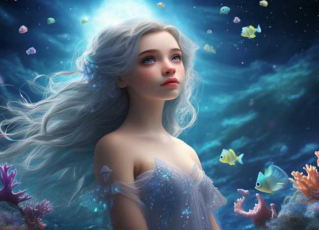 小公主儿童故事美人鱼 - 小美人鱼公主睡前故事