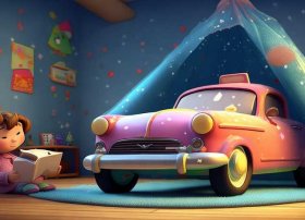 小汽车的儿童睡前故事，小汽车的睡前故事文字版